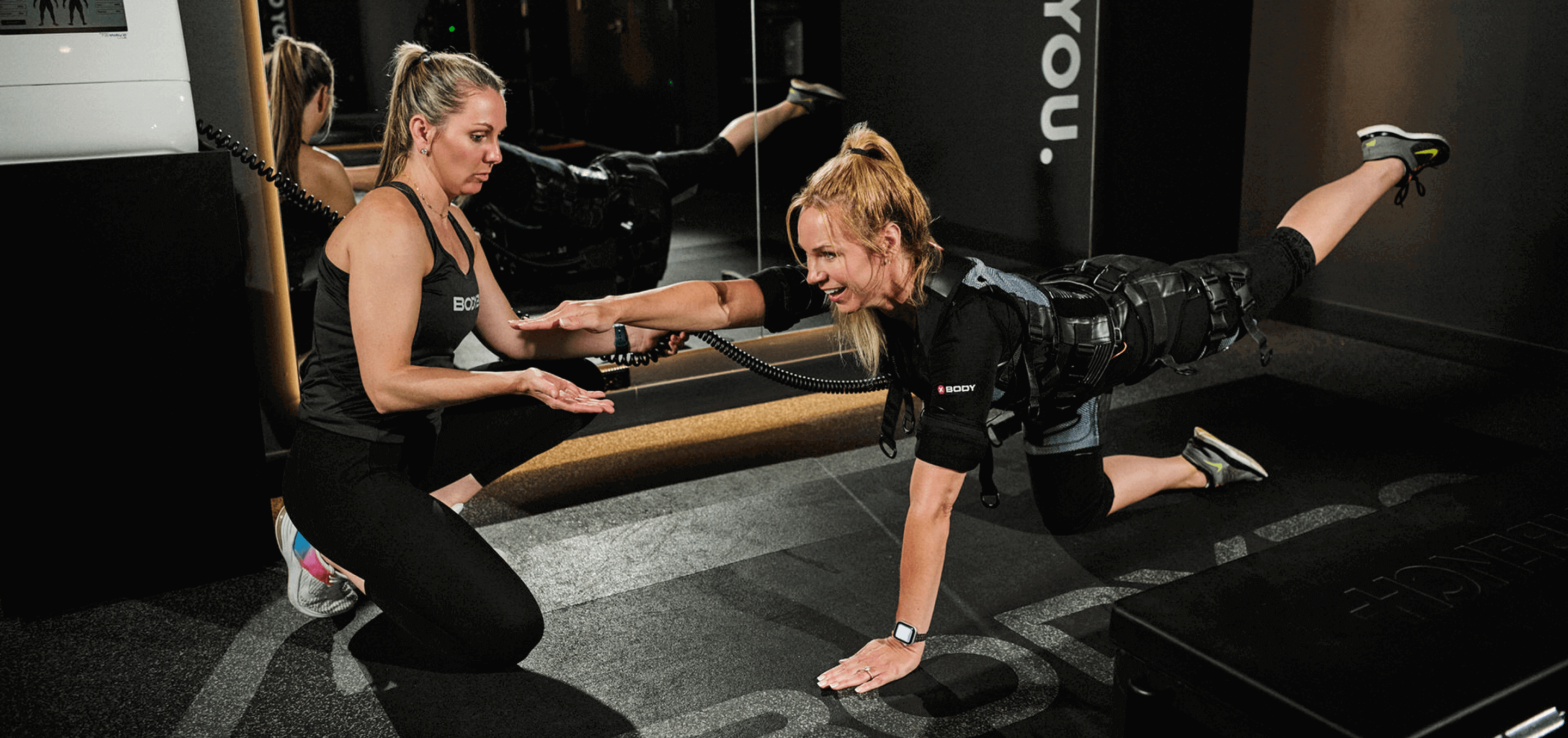 Woman working out at BODY20